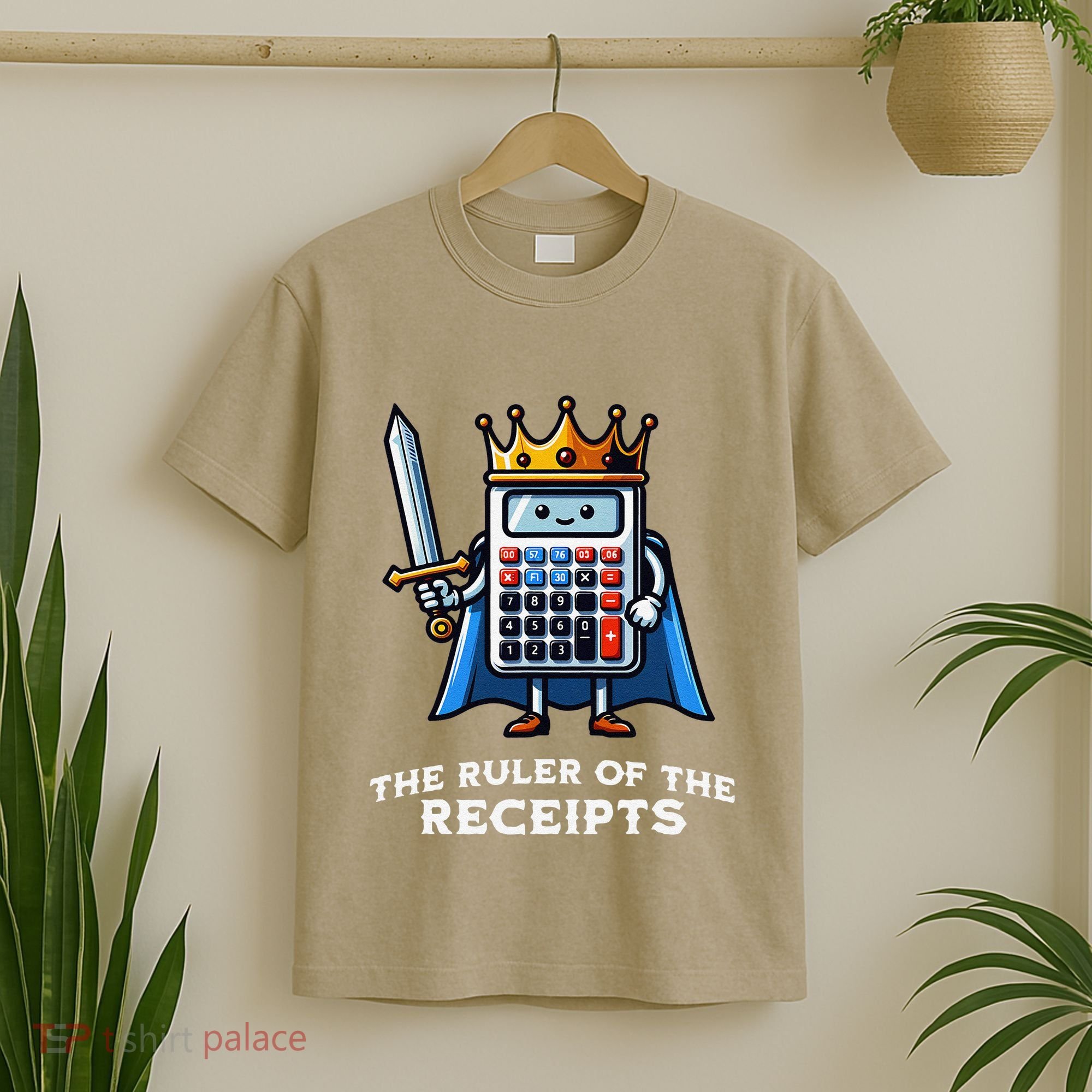 Funny Accountant Ruler Of The Receipts Taxes Bookkeeper T-Shirt