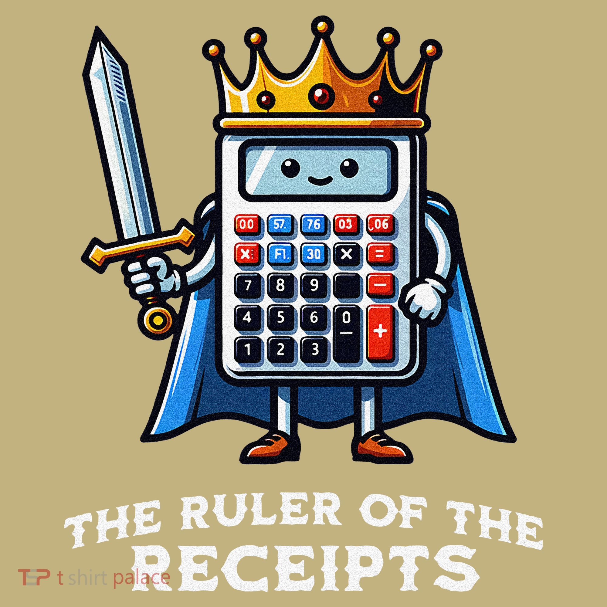 Funny Accountant Ruler Of The Receipts Taxes Bookkeeper Mousepad