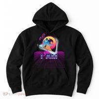 Funny Aesthetic Retro Vaporwave Synthwave Avdol Yes I Am Meme Quote Hoodie thumb 0