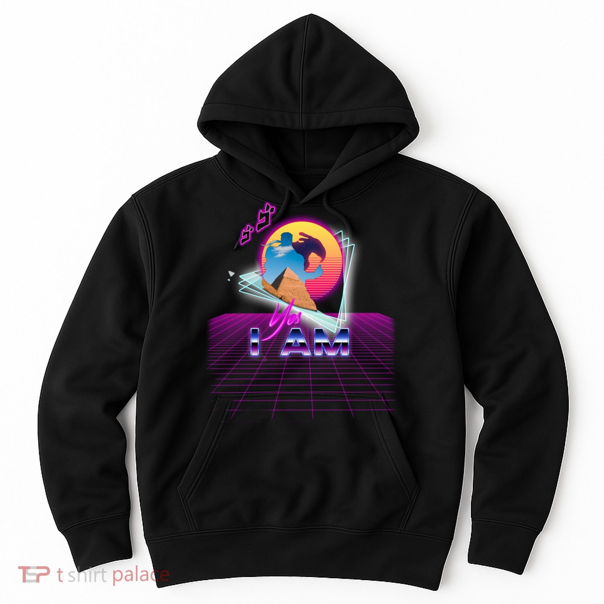 Funny Aesthetic Retro Vaporwave Synthwave Avdol Yes I Am Meme Quote Hoodie