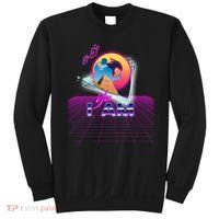 Funny Aesthetic Retro Vaporwave Synthwave Avdol Yes I Am Meme Quote Sweatshirt thumb 0