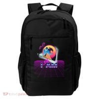 Funny Aesthetic Retro Vaporwave Synthwave Avdol Yes I Am Meme Quote Backpack thumb 0