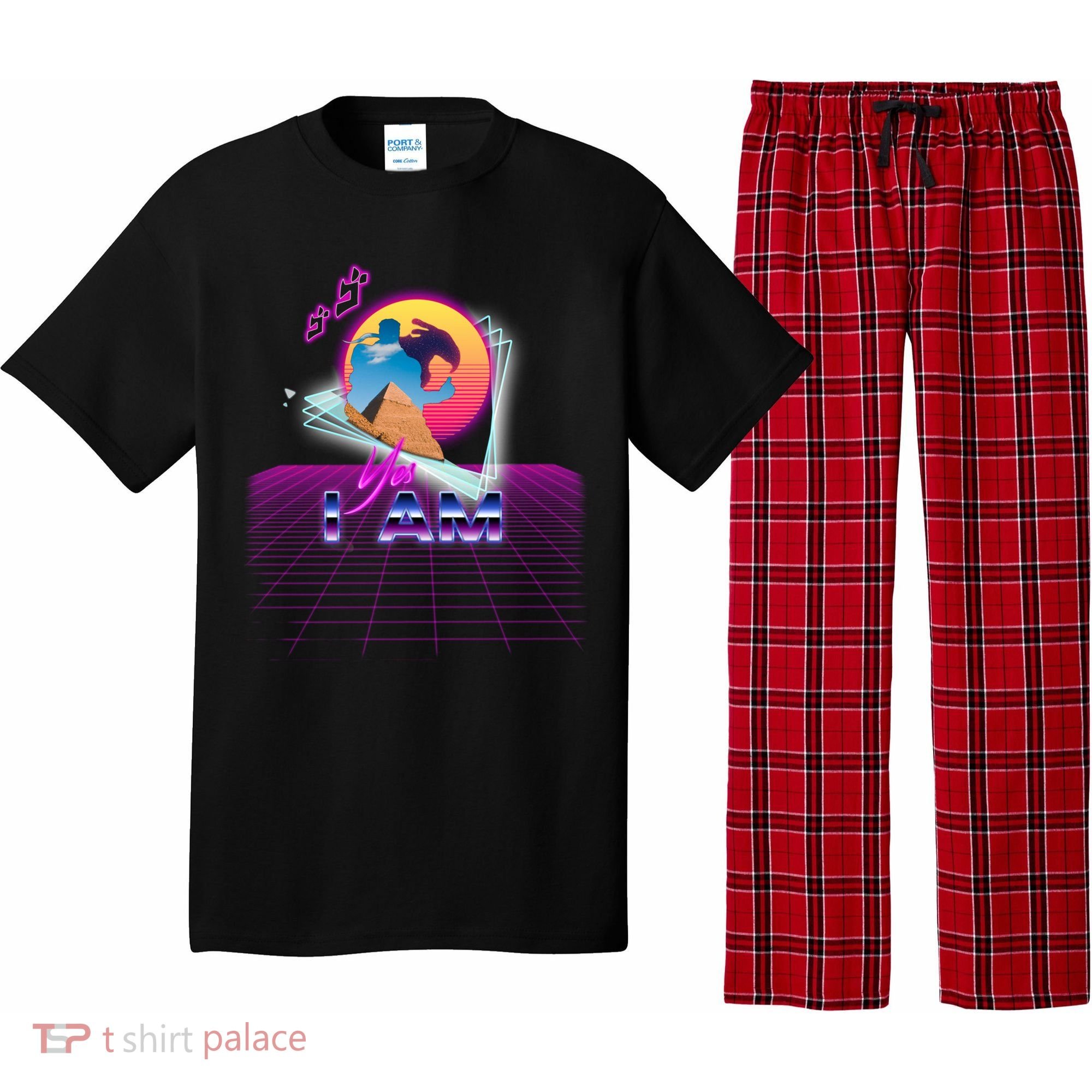 Funny Aesthetic Retro Vaporwave Synthwave Avdol Yes I Am Meme Quote Pajama Set