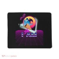 Funny Aesthetic Retro Vaporwave Synthwave Avdol Yes I Am Meme Quote Mousepad thumb 0