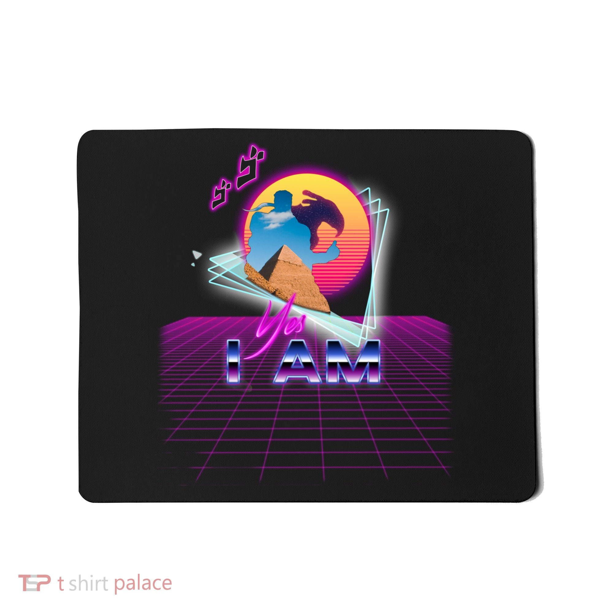 Funny Aesthetic Retro Vaporwave Synthwave Avdol Yes I Am Meme Quote Mousepad