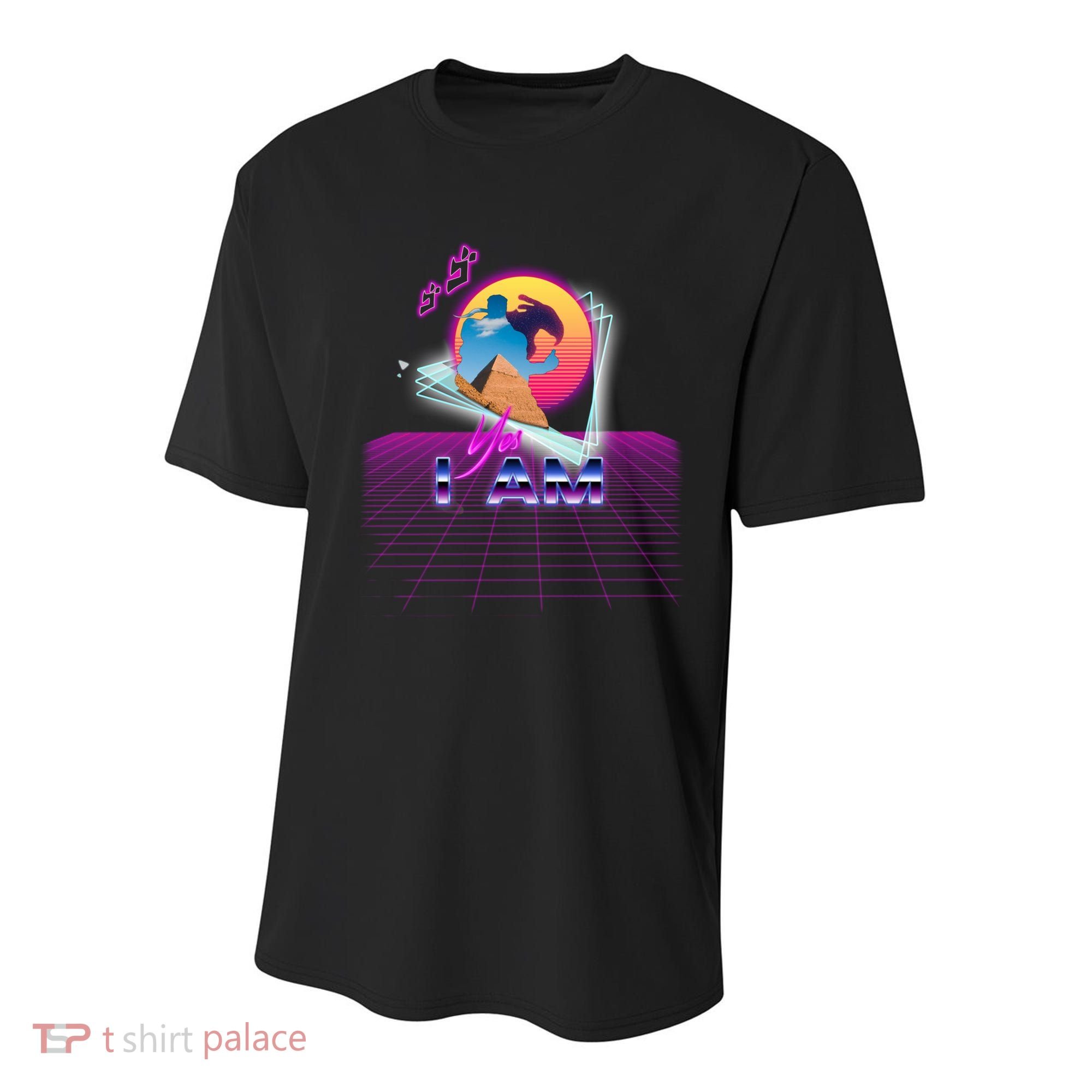 Funny Aesthetic Retro Vaporwave Synthwave Avdol Yes I Am Meme Quote Youth Performance Sprint T-Shirt