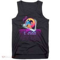 Funny Aesthetic Retro Vaporwave Synthwave Avdol Yes I Am Meme Quote Tank Top thumb 0