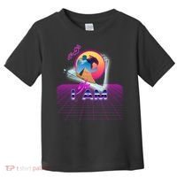 Funny Aesthetic Retro Vaporwave Synthwave Avdol Yes I Am Meme Quote Toddler T-Shirt thumb 0
