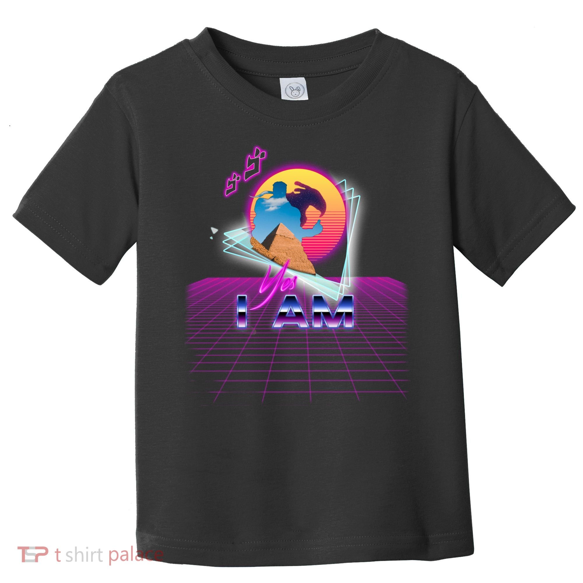 Funny Aesthetic Retro Vaporwave Synthwave Avdol Yes I Am Meme Quote Toddler T-Shirt