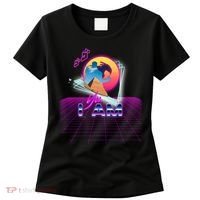 Funny Aesthetic Retro Vaporwave Synthwave Avdol Yes I Am Meme Quote Women's T-Shirt thumb 0