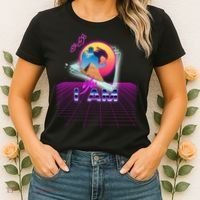 Funny Aesthetic Retro Vaporwave Synthwave Avdol Yes I Am Meme Quote Women's T-Shirt thumb 2