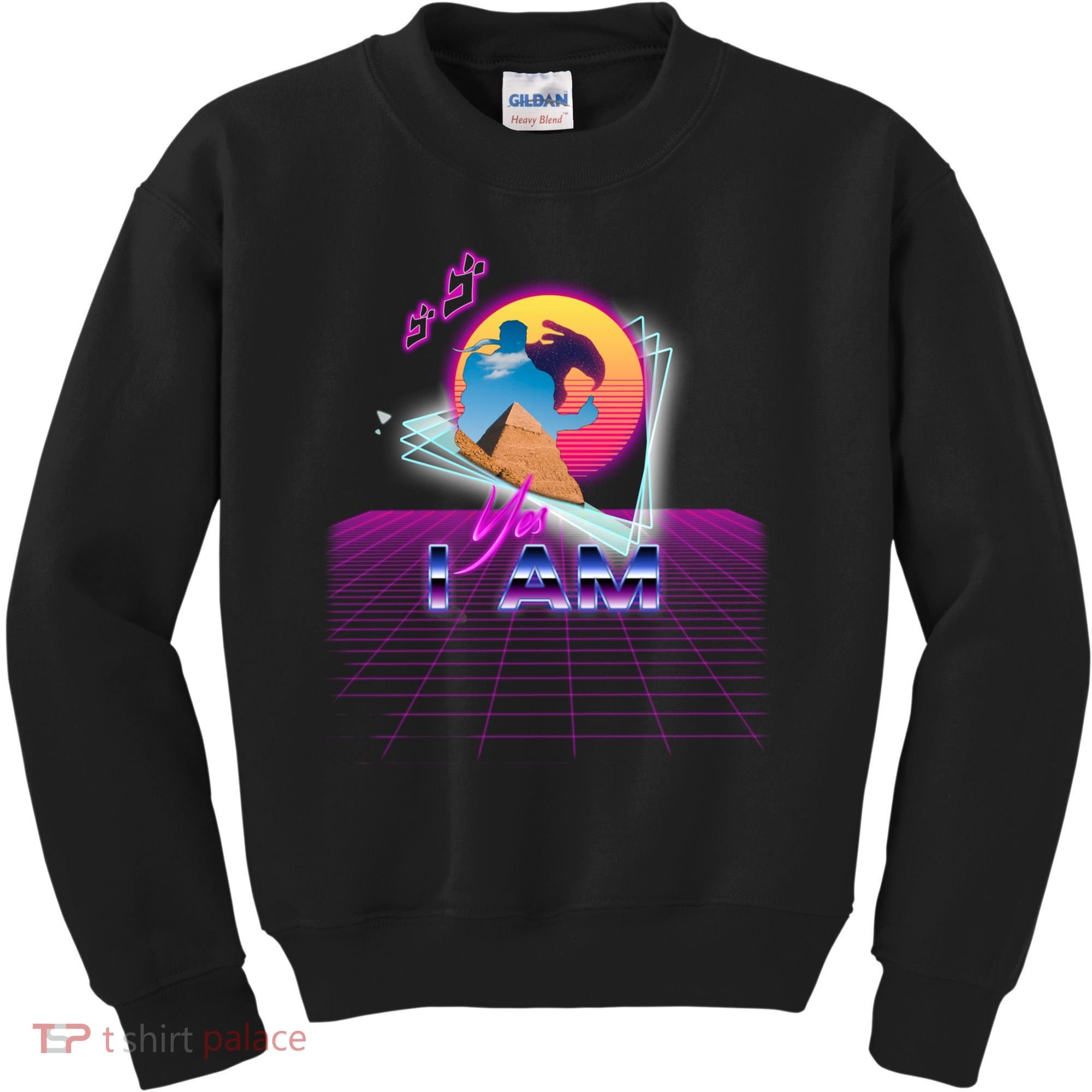 Funny Aesthetic Retro Vaporwave Synthwave Avdol Yes I Am Meme Quote Kids Sweatshirt