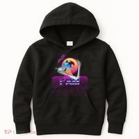 Funny Aesthetic Retro Vaporwave Synthwave Avdol Yes I Am Meme Quote Kids Hoodie thumb 0