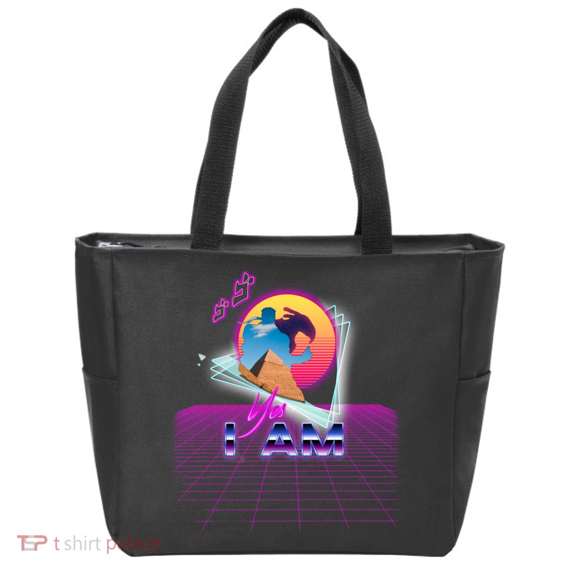 Funny Aesthetic Retro Vaporwave Synthwave Avdol Yes I Am Meme Quote Tote Bag