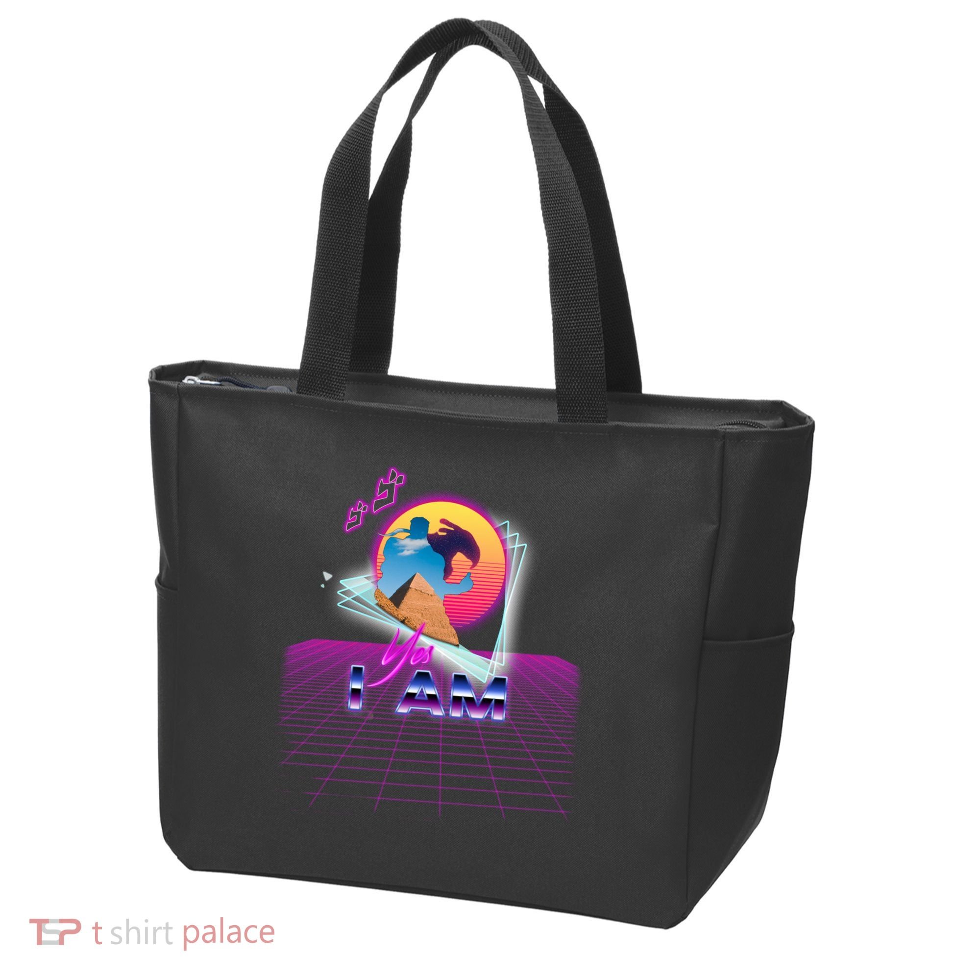 Funny Aesthetic Retro Vaporwave Synthwave Avdol Yes I Am Meme Quote Tote Bag
