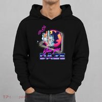 Funny Aesthetic Retro Vaporwave Synthwave Yare Yare Daze Meme Quote Hoodie thumb 0