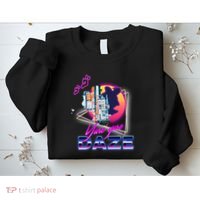 Funny Aesthetic Retro Vaporwave Synthwave Yare Yare Daze Meme Quote Sweatshirt thumb 2