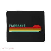 Fairbanks Alaska Retro Sunset Mousepad thumb 0