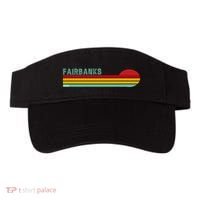 Fairbanks Alaska Retro Sunset Visor thumb 0