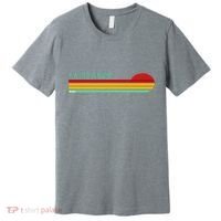 Fairbanks Alaska Retro Sunset Premium T-Shirt thumb 0