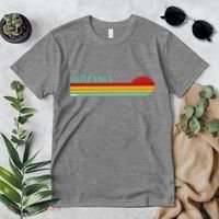Fairbanks Alaska Retro Sunset Premium T-Shirt thumb 2