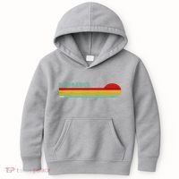 Fairbanks Alaska Retro Sunset Kids Hoodie thumb 0