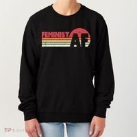 Feminist Af Retro Feminism Cool Gift Women's Sweatshirt thumb 0