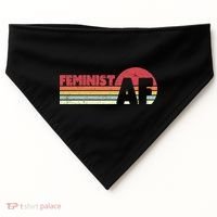 Feminist Af Retro Feminism Cool Gift USA-Made Doggie Bandana thumb 0