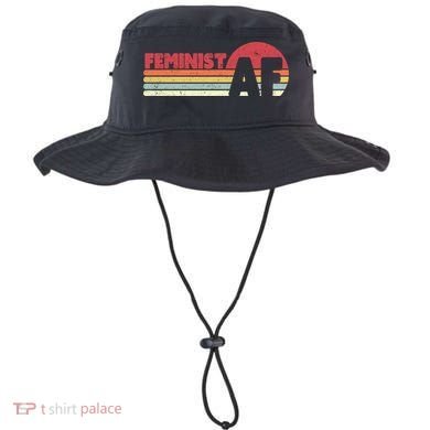 Feminist Af Retro Feminism Cool Gift Bucket Hat