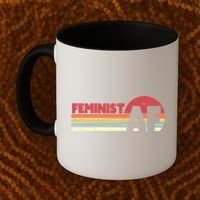 Feminist Af Retro Feminism Cool Gift Coffee Mug thumb 2