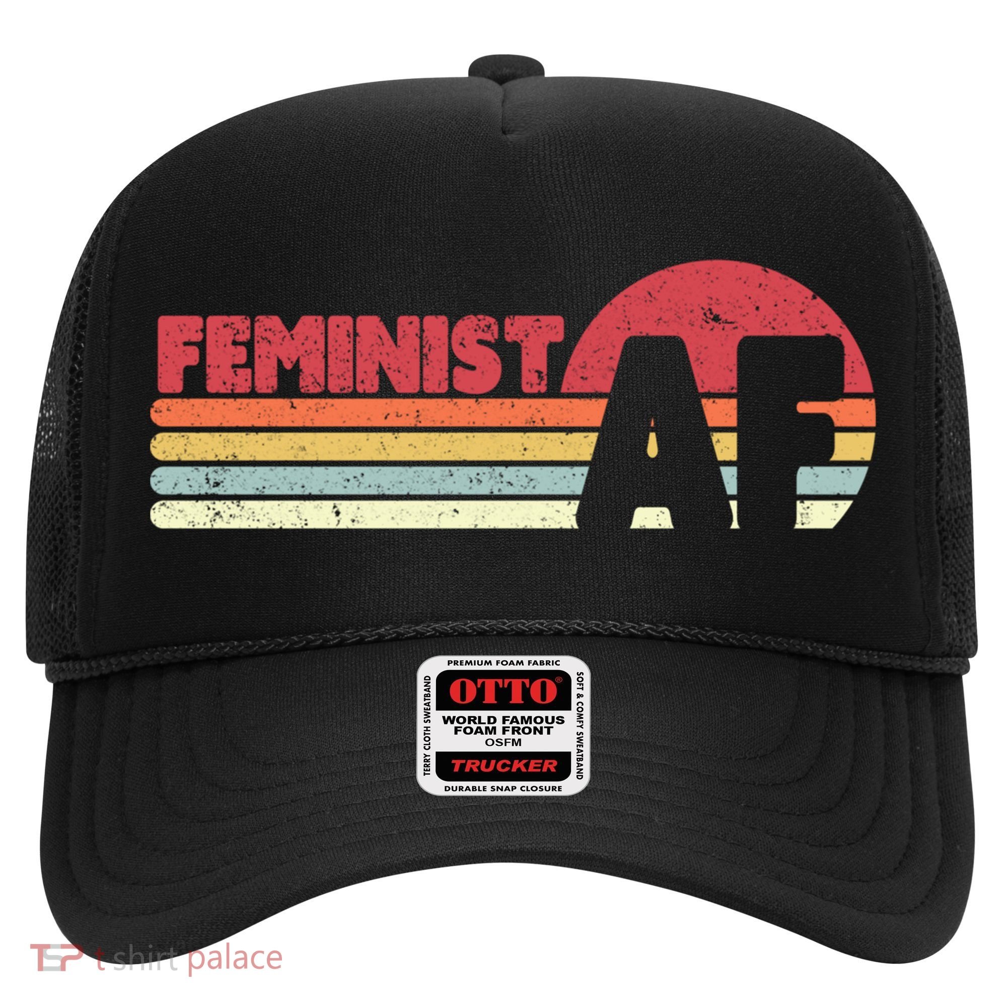 Feminist Af Retro Feminism Cool Gift Hat