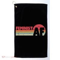 Feminist Af Retro Feminism Cool Gift Golf Towel thumb 0