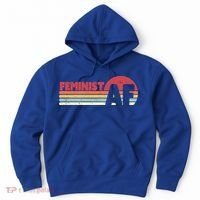 Feminist Af Retro Feminism Cool Gift Hoodie thumb 0