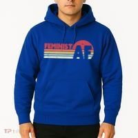 Feminist Af Retro Feminism Cool Gift Hoodie thumb 2