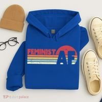 Feminist Af Retro Feminism Cool Gift Hoodie thumb 4