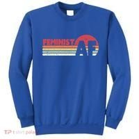 Feminist Af Retro Feminism Cool Gift Sweatshirt thumb 0