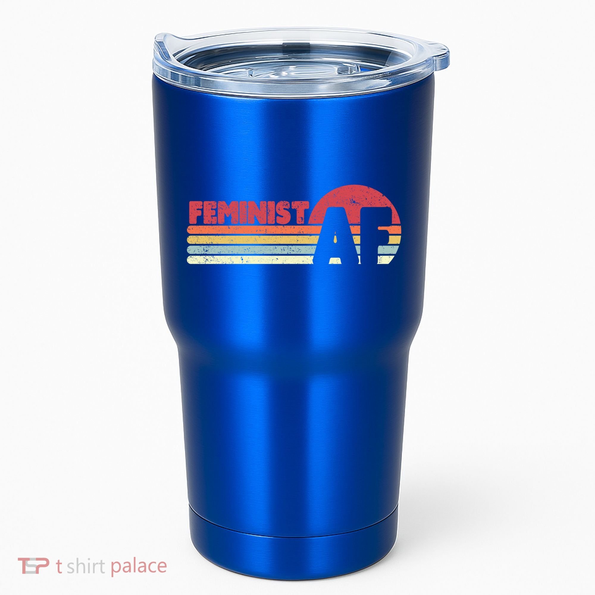 Feminist Af Retro Feminism Cool Gift Tumbler