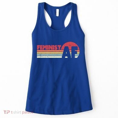 Feminist Af Retro Feminism Cool Gift Women's Tank Top