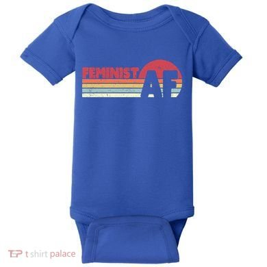 Feminist Af Retro Feminism Cool Gift Baby Bodysuit