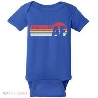 Feminist Af Retro Feminism Cool Gift Baby Bodysuit thumb 0