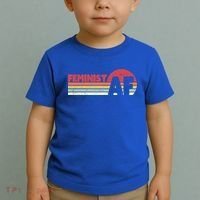 Feminist Af Retro Feminism Cool Gift Toddler T-Shirt thumb 2