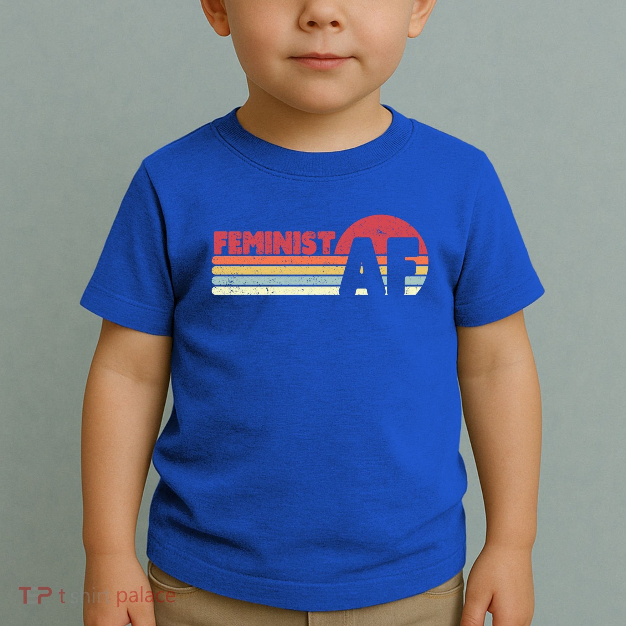 Feminist Af Retro Feminism Cool Gift Toddler T-Shirt