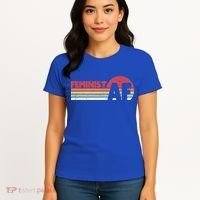 Feminist Af Retro Feminism Cool Gift Women's T-Shirt thumb 4