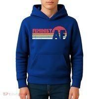 Feminist Af Retro Feminism Cool Gift Kids Hoodie thumb 4