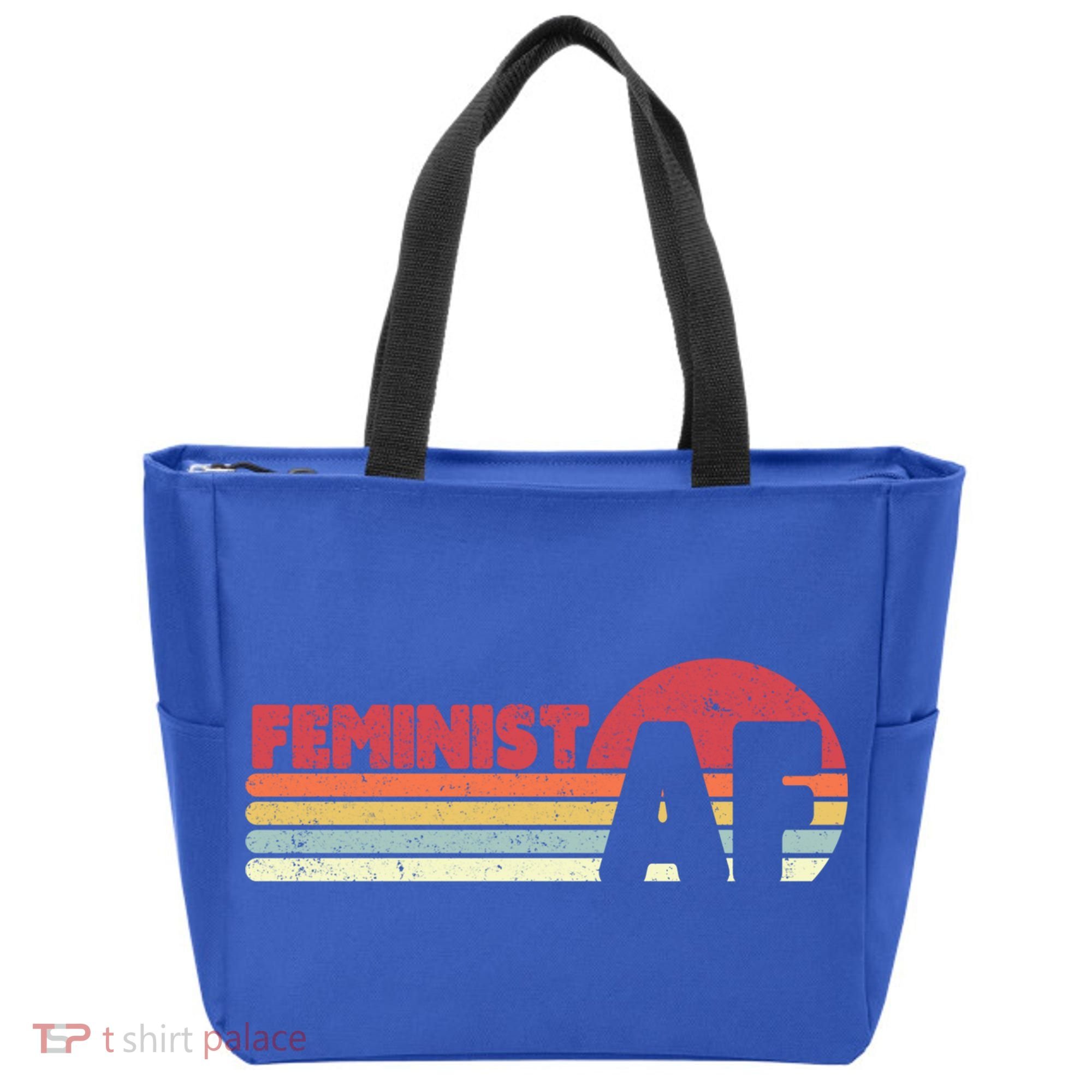 Feminist Af Retro Feminism Cool Gift Tote Bag