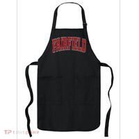 Fairfield Arched Red Text Apron thumb 0