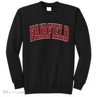 Fairfield Arched Red Text Sweatshirt thumb 0