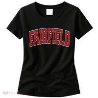 Fairfield Arched Red Text Women's T-Shirt thumb 0