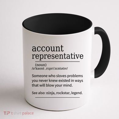 Funny Account Representative Definition Cute Gift Coffee Mug back