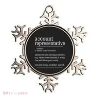 Funny Account Representative Definition Cute Gift Ornament thumb 0